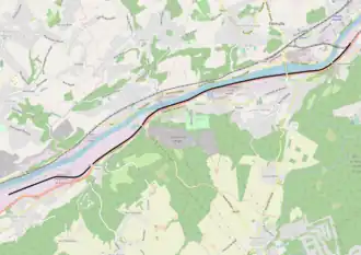 Spoorlijn 285 op de kaart