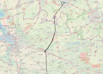 Spoorlijn 29 Aarschot - Tilburg op de kaart