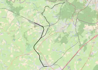 Spoorlijn 39 op de kaart