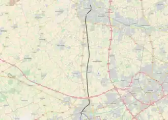 Spoorlijn 65 op de kaart