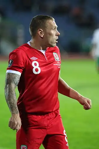Craig Bellamy als speler van Wales