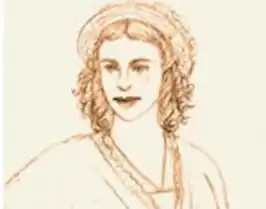 Vermoedelijke schets van Belle Cora