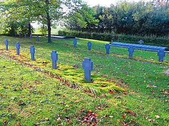 Een aantal Duitse graven