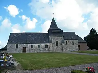 De kerk van Belleville-sur-Mer
