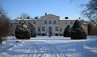 Een voormalige boerderij in Bellevuegården.