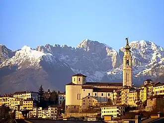 De dom van Belluno, zetel van het bisdom