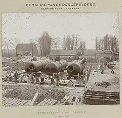 Stroomgemaal van de Dongepolders, 1901