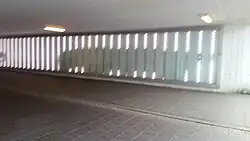 Lichtwand onder het viaduct (mei 2018)