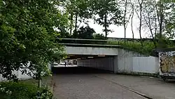 Ben Viljoenspoorbrug naar het zuiden gezien (mei 2018)