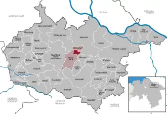 Kaart van Bendestorf