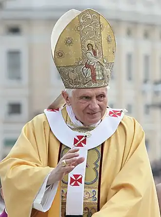 Paus Benedictus XVI in 2010