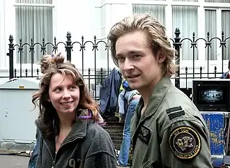 Loïs de Jong (links) en Matthijs van de Sande Bakhuyzen in 2008