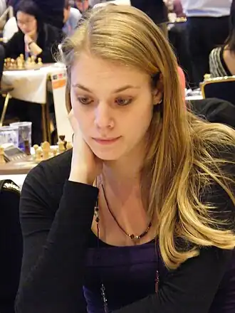 Marlies Bensdorp, schaakolympiade, Dresden 2008