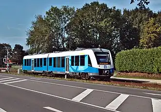 Alstom Coradia LINT 41 nabij Neuenhaus Süd