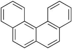 Structuurformule van benzo[c]fenantreen