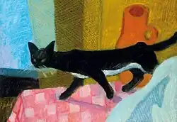 Macska és csendélet (Kat en stilleven, 1929-30)