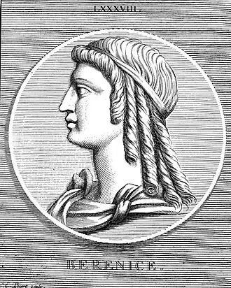 Gravure Berenice IV door anonieme graveerder, 18de eeuw