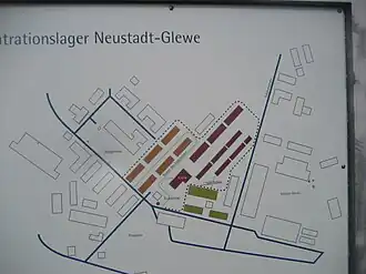 Plattegrond kamp Neustad-Glewe