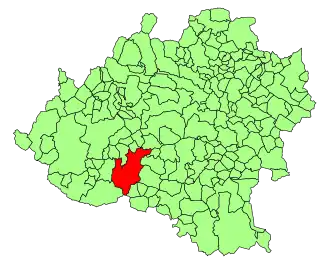 Kaart van Berlanga de Duero