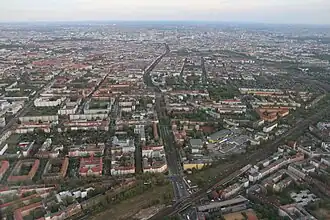 Pankow van boven gezien