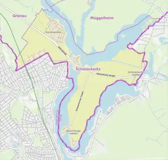Kaart van Schmöckwitz