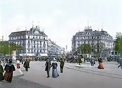 Het plein rond 1900
