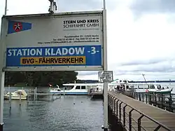 Aanlegplaats van veerlijn F10 in Alt-Kladow