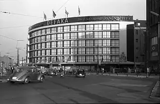 DeFaKa-huis aan de Tauentzienstraße in Berlijn-Charlottenburg, 1957