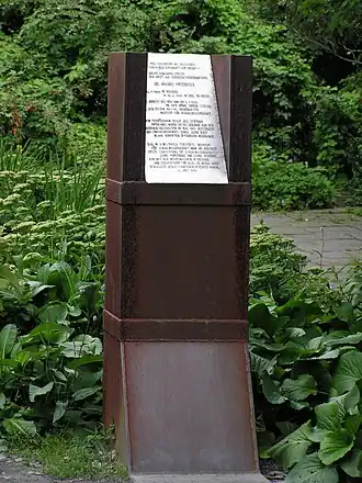 Gedenktafel in Berlijn