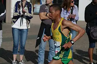 Ramaala bij de marathon van Berlijn in 2011