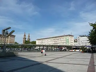 De Berlinerplatz in Ludwigshafen