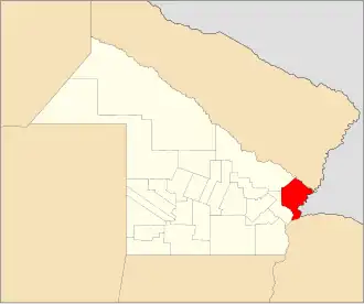 Kaart van departement