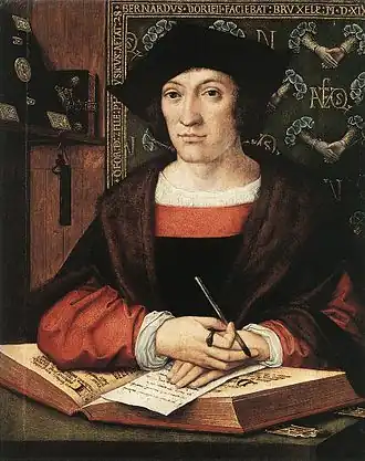 Bernard van Orley: Portret van de geneesheer Joris van Zelle