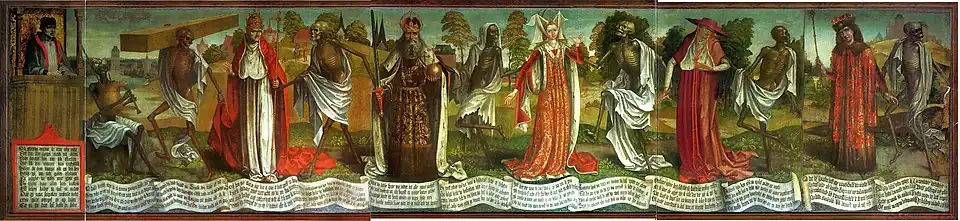 Danse Macabre van Bernt Notke