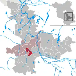 Kaart van Bersteland