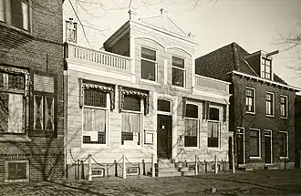 Voormalig tweede raadhuis in 1921, vanaf dan hulpsecretarie