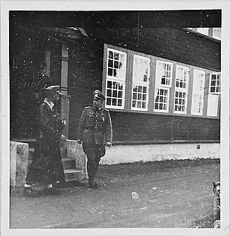 Raithel (rechts) met Reichskommissar Josef Terboven, 1942