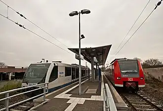 Station Heinsberg na elektrificatie, december 2013