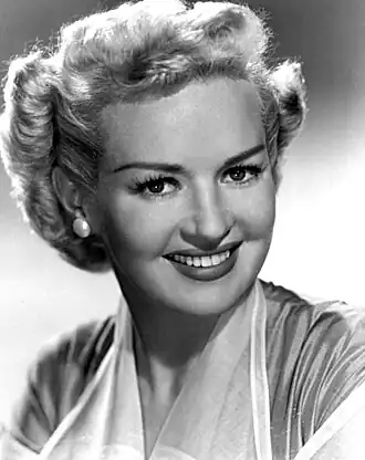 Publiciteitsfoto van Betty Grable voor de promotie van Call Me Mister