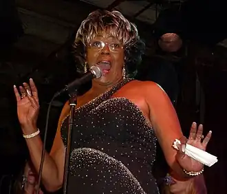 Betty Harris op het Brooklyn Soul Festival in 2010