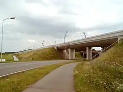 Betuweroute bij Tiel.