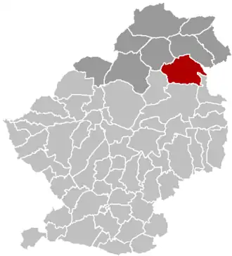 Kaart van Beuvry-la-Forêt