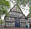 Vakwerkhuis aan de Weserstraße te Beverungen