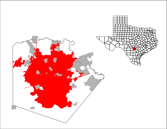 Locatie van San Antonio