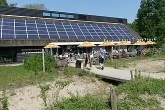 Het bezoekerscentrum in 2018