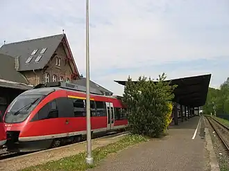 Station Overath, perronzijde