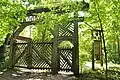 Toegangspoort naar Nationaal Park Białowieża.