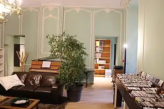 Leessalon, bibliotheek Zottegem