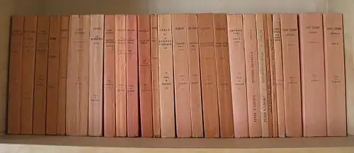 Enkele delen uit de Collection Budé van Les Belles Lettres