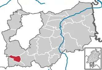 Kaart van Bickenbach